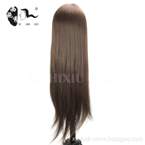 cheap hairdressing 100% human hair Female training doll head